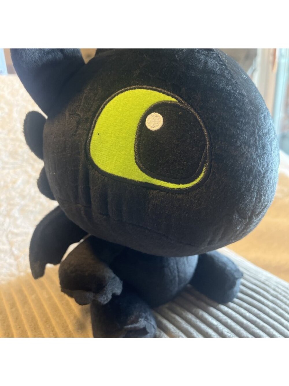 Universal Studio EPIC How To Train Your Dragon Toothless Plush Doll 10” BLACK - Picture 2 of 8